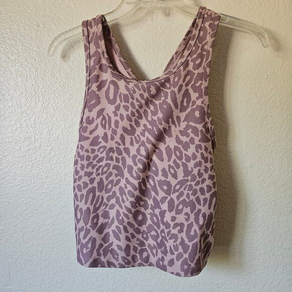 Jessica Simpson Cheetah Print Active Tank Top Medium - Picture 1 of 4